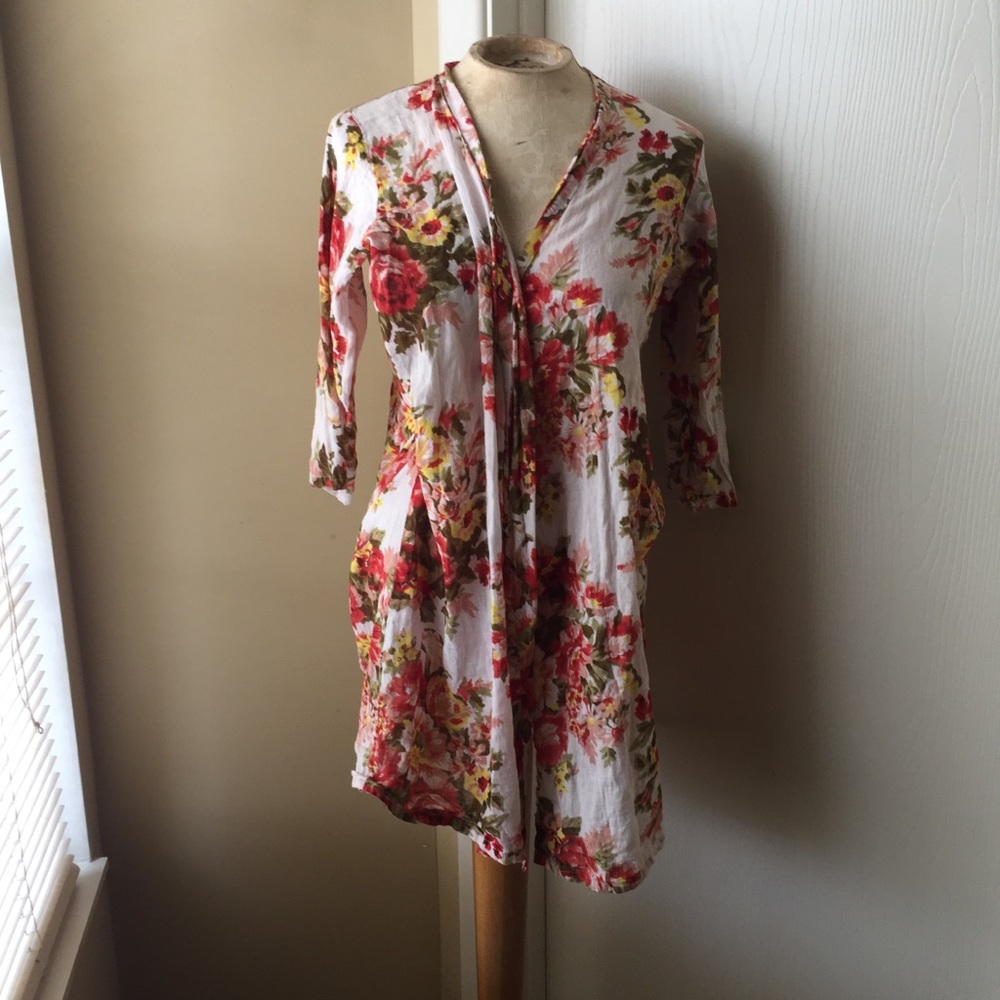 Floral wrap coverup/robe